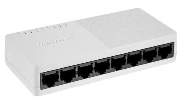 Switch Fast Ethernet Hikvision DS-3E0108D-O 8 Puertos 10/100 Mbps Plug&Play